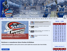 Tablet Screenshot of hcslovan.com